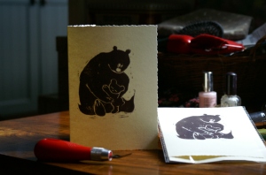 Bear Hug Card, (2014)